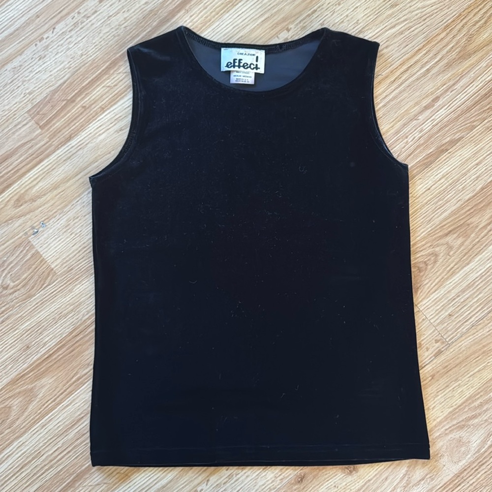Fitted Velour Tank - size M
